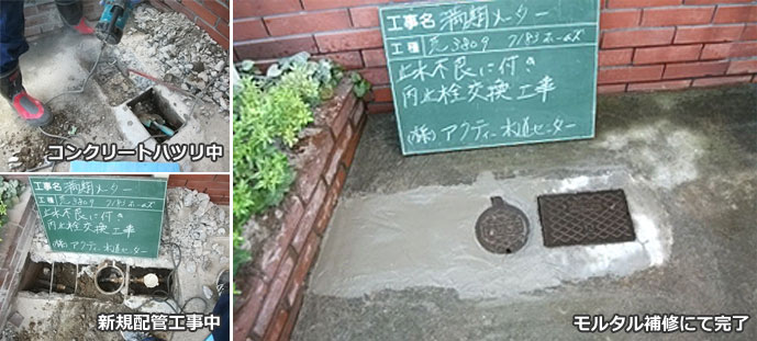 つまり、漏れ 川口市アクティー水道センター